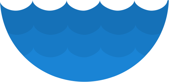 Illustration of water waves