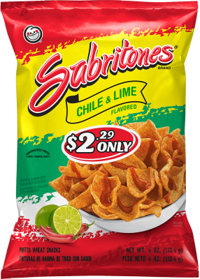 SABRITONES® Chile & Lime Flavored Puffed Wheat Snacks