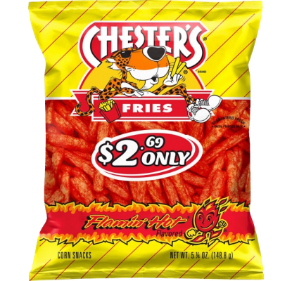 CHESTER'S® FLAMIN' HOT® Fries Flavored Corn Snacks