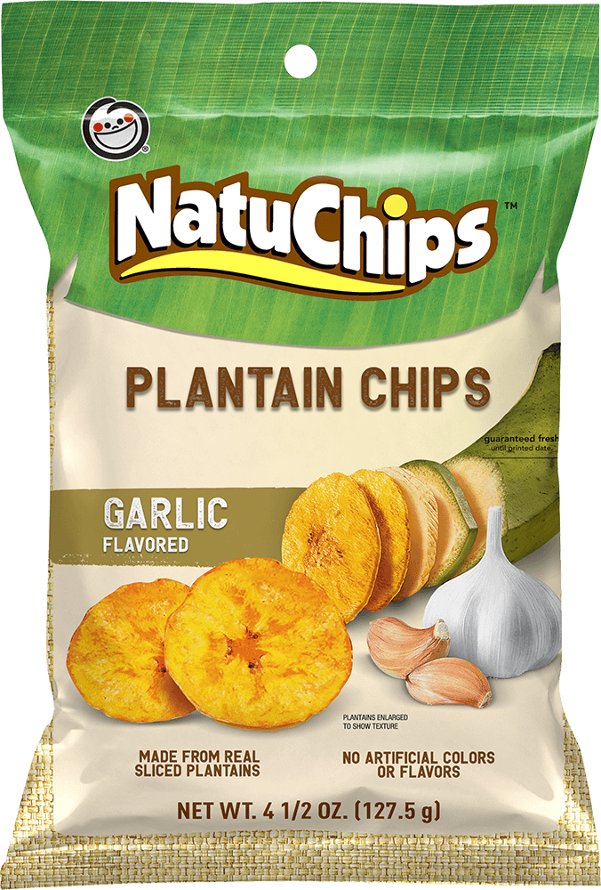 NatuChips Garlic Flavored