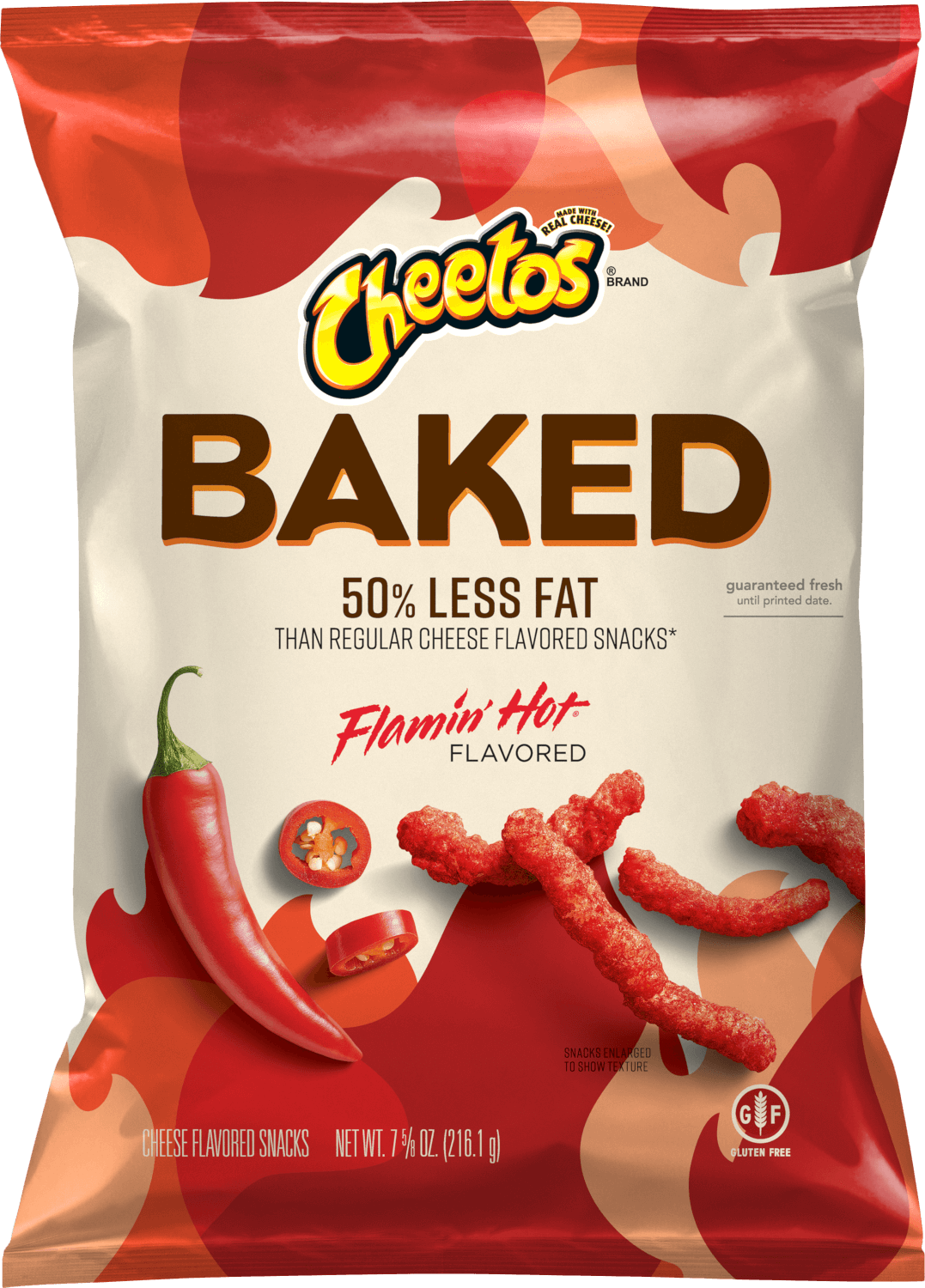 Cheetos® BAKED  Flamin’ Hot® Cheese Flavored Snacks