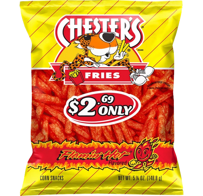 CHESTER'S® FLAMIN' HOT® Fries Flavored Corn Snacks