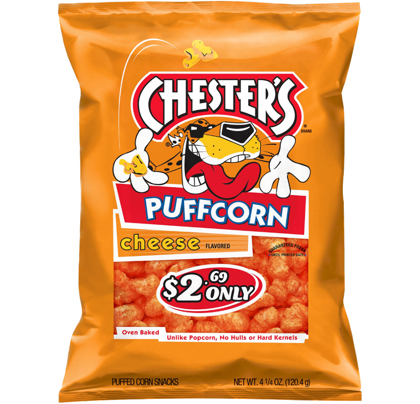 Chips corn Cheetos balls, with taste of cheddar cheese, 80g