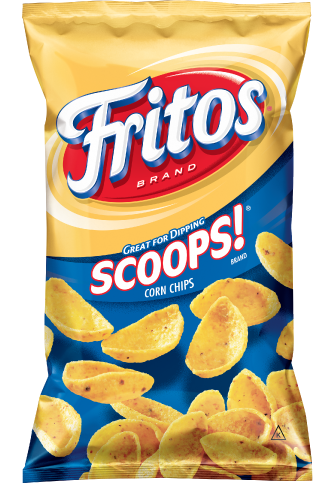 Fritos Scoops Corn Chips Fritolay