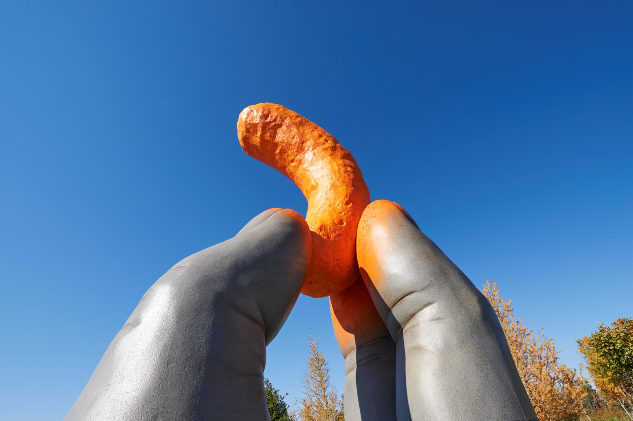 cheetos®-proudly-unveils-a-statue-to-commemorate-cheetle-the-official-term-for-the-brands-orange-dust