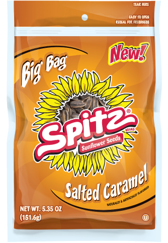 SPITZ® Salted Caramel Flavored Sunflower Seeds