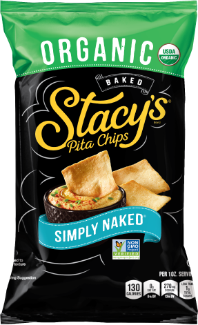 Stacy's Simply Naked Pita Chips, 1.5 Ounce Bags (Pack of 24