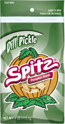 SPITZ® Dill Pickle Flavored Pumpkin Seeds
