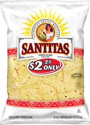 SANTITAS® White Corn Tortilla Chips