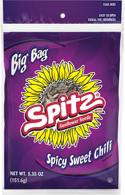SPITZ® Spicy Sweet Chili Flavored Sunflower Seeds