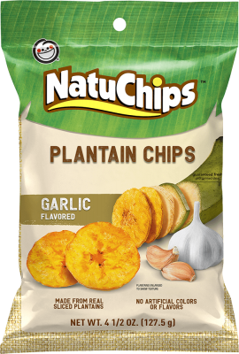 NatuChips Garlic Flavored