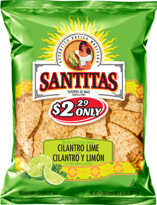 SANTITAS® Cilantro Lime Tortilla Chips