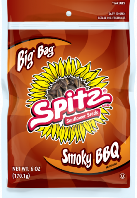 SPITZ® Smoky BBQ Flavored Sunflower Seeds