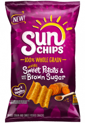 SUNCHIPS® Sweet Potato & Brown Sugar Flavored Whole Grain Snacks